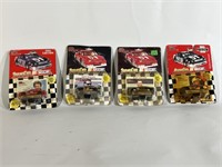 Vintage Nascar Stock Car. 4 pcs