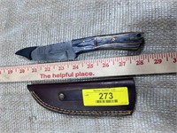 Damascus Hunting Knife 8"