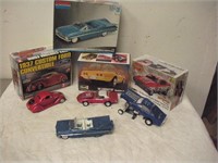 Scale Model Cars- '37 Ford, Chevy Impala