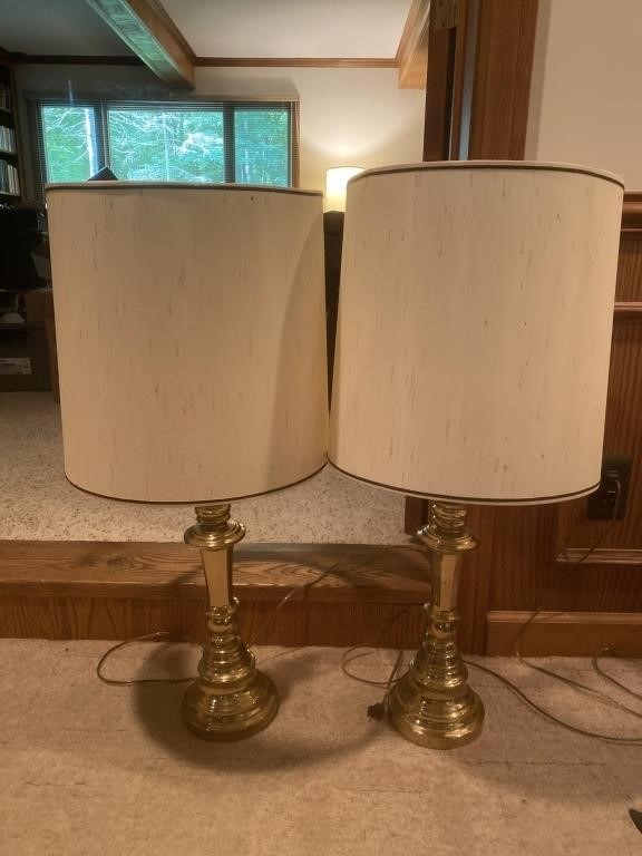 Pair Of Vintage Lamps