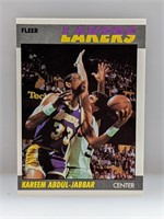 1987-88 Fleer Basketball Kareem Abdul Jabbar 1
