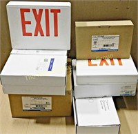 9 LED Exit Signs Various Manufacturers