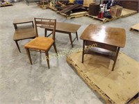 MCM COFFEE TABLE, END TABLE, CHAIR, TABLE w/ DRAWR