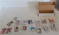 Assortment of Hockey, Baseball, & Football Cards.