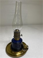 Little Duchess Cobalt Blue Oil Lamp Vintage Miniat
