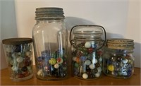 Four Jars of Marbles
