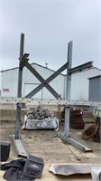 Heavy Duty Iron Beam Stands, approx. 14’8” tall w/