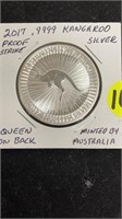 2017 1 OZ  .9999 AUSTRAILIAN KANGAROO PROOF