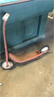 Old metal scooter