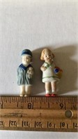 Vintage Miniature Porcelain Ladies