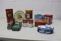 Assorted Tins incl Campbell Banks