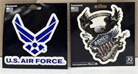 2pc MILITARY Outdoor Rated Decals NEW
