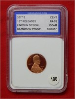 2017 S Lincoln Cent  Proof  ***