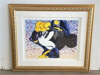 Framed "Mickey" Signed and Numbered Serigraph