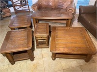 4 Tables & Bedside Cabinet