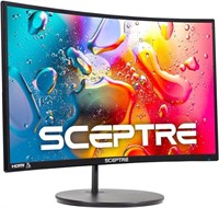 Sceptre Curved 24" Gaming Monitor 1080p 75 Hz