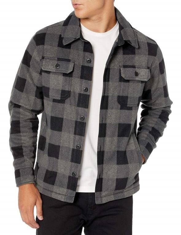 Essentials Men's Long-Sleeve Polar Fleece Shirt J