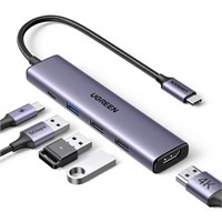 UGREEN Revodok USB C Hub, 5-in-1 USB C Adapter wit