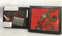 (2) Small Displays of Civil War Era Memorabilia –