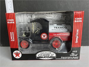 Gearbox Texaco 1912 Ford tanker coin bank