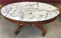 Gorgeous Antique Victorian Marble Top Table