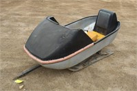 Snowmobile Sled, Unknown Maker