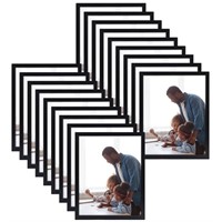 WFF8025  Ditwis 18 Pack 8x10 Black Picture Frames