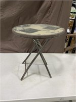 Outside side table 18in diameter 19in tall