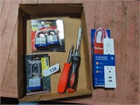 Locks, 3 Outlet Surge Protector & Other