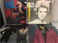 Billy Idol, Rough Trade, Joan Jett LPs