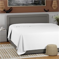 $66-BUNDLE OF 3 - 100% Cotton KING Flat Sheet Only