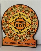 RARE ORANGE KIST COUNTER TOP STORE DISPLAY SIGN