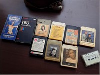 8 track and vcr tapes