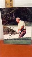 Signed Arnold Palmer photo 8" x 10”