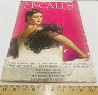 Vintage 1932 McCall’s Magazine