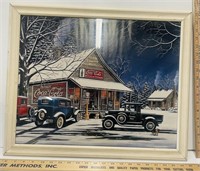 Vintage Coca-Cola G&M Country Store Framed