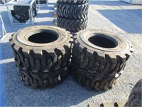 (4) New 14-17.5 HD Skid Steer Tires (1238)