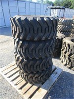 (4) New SKS332 12-16.5 Skid Steer Tires (1235)