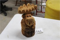 Chainsaw Art Wooden Moose 12"