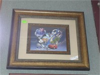 Disney framed art - Steamboat Willie, Magic Hat &
