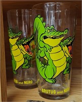 (2) Brutus & Nero Tumblers