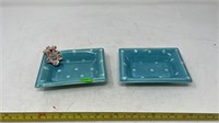 Two Decorative Small Dishes By Torina