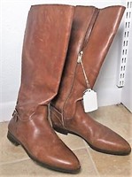 Nurture Brown Leather Upper Boots