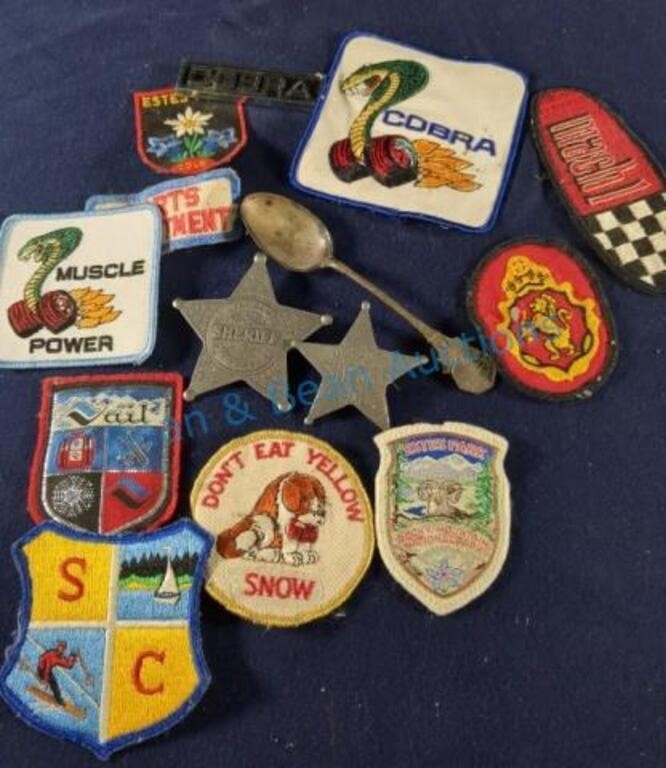 Patches collector spoon badges