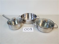 Wolfgang Puck Bistro Collection Pots/Pans (No Ship
