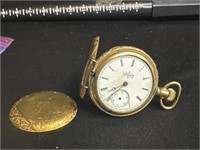 Elgin Pocket Watch not tested at inventory.