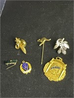 Vintage Civic, band pin stick pin tie pins lot