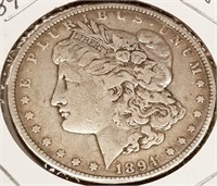 1894 Silver Dollar VG