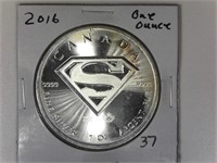 2016 Canada Superman One Ounce Silver