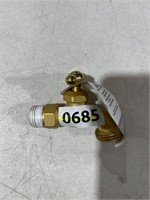 Brass hose valve